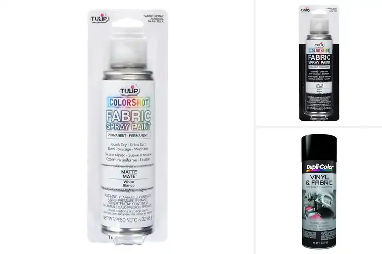 Detailed view of Best Aerosol Fabric Paints