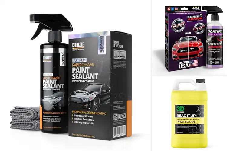 Detailed view of Best Hydrophobic Car Coating