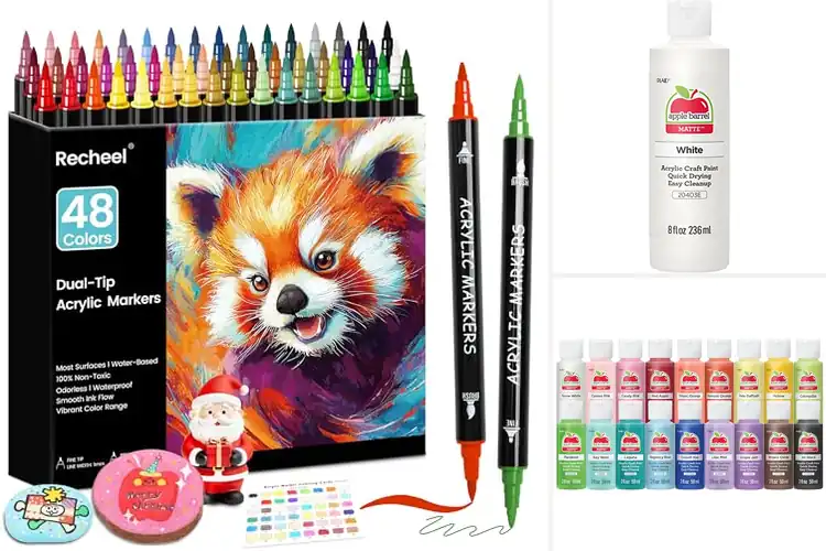 Detailed view of 10 Best Versatile Paints for Creative Art Projects